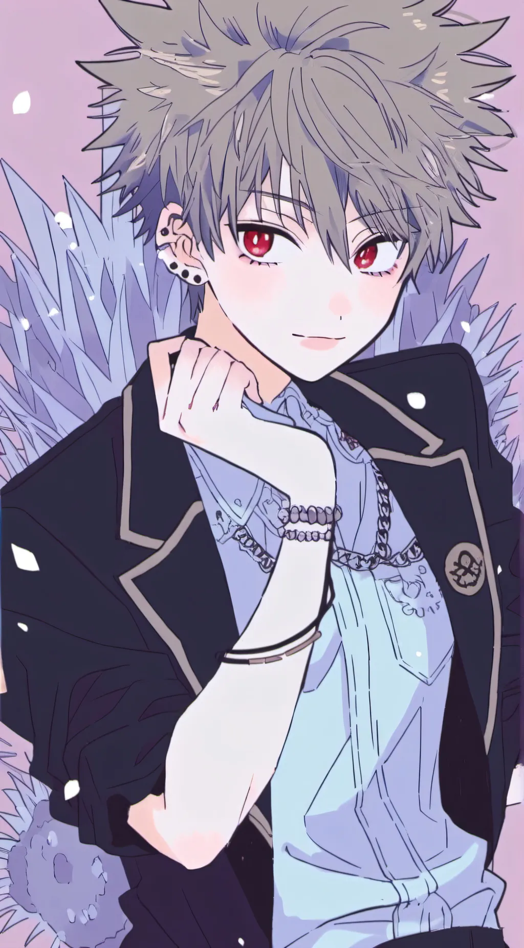 ai character: bakugo background