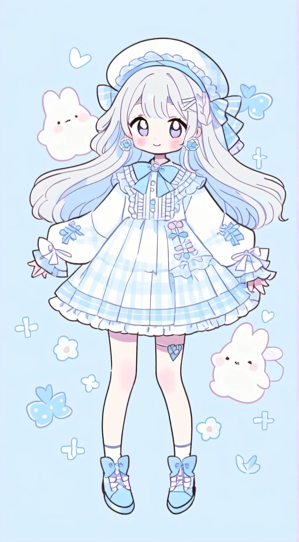 ai character: cinnamon roll background