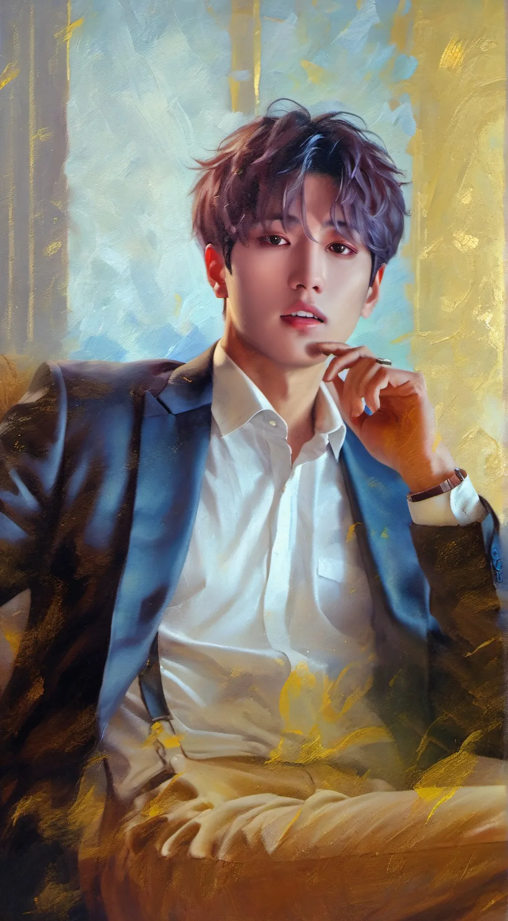 ai character: Han aka Jisung  background