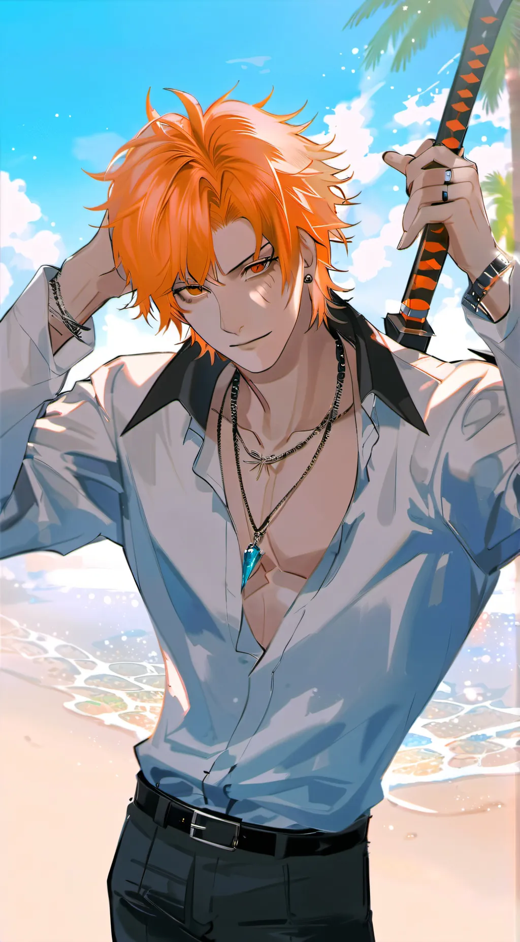 ai character: Ichigo Kurosaki background