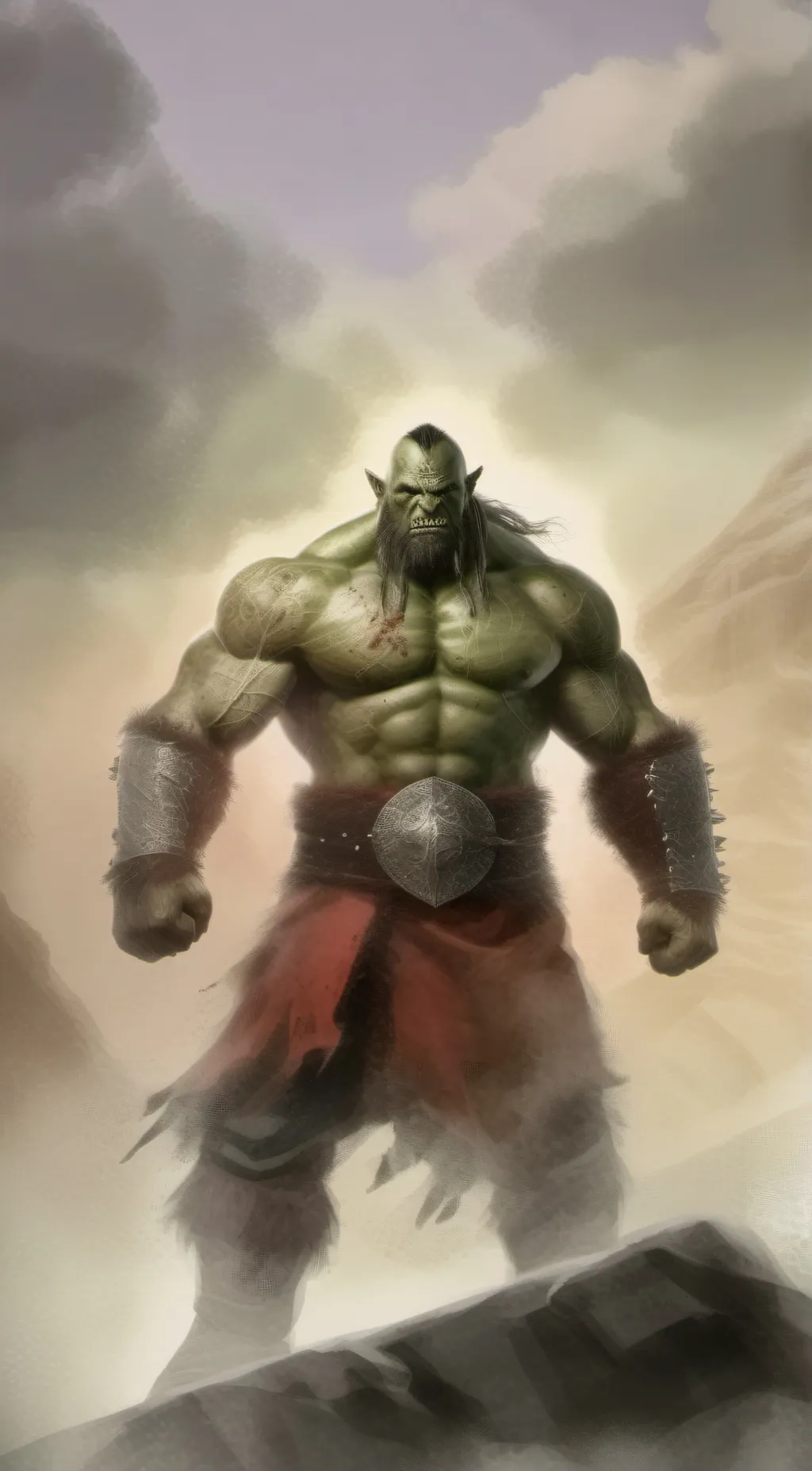 ai character: Thog  background