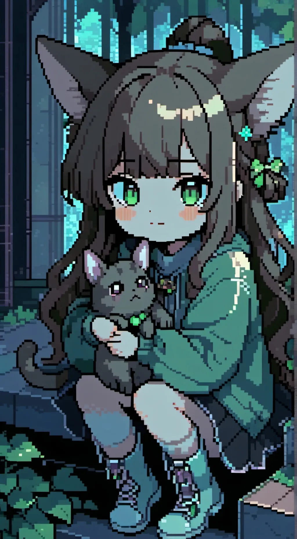 ai character: Saori  background