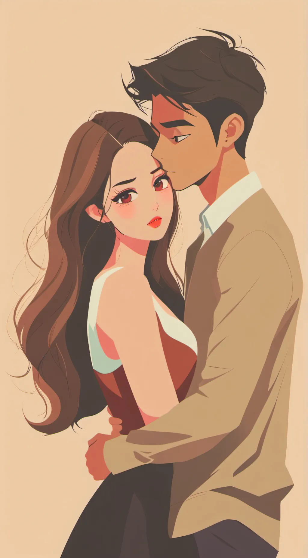 ai character: Monica & James background