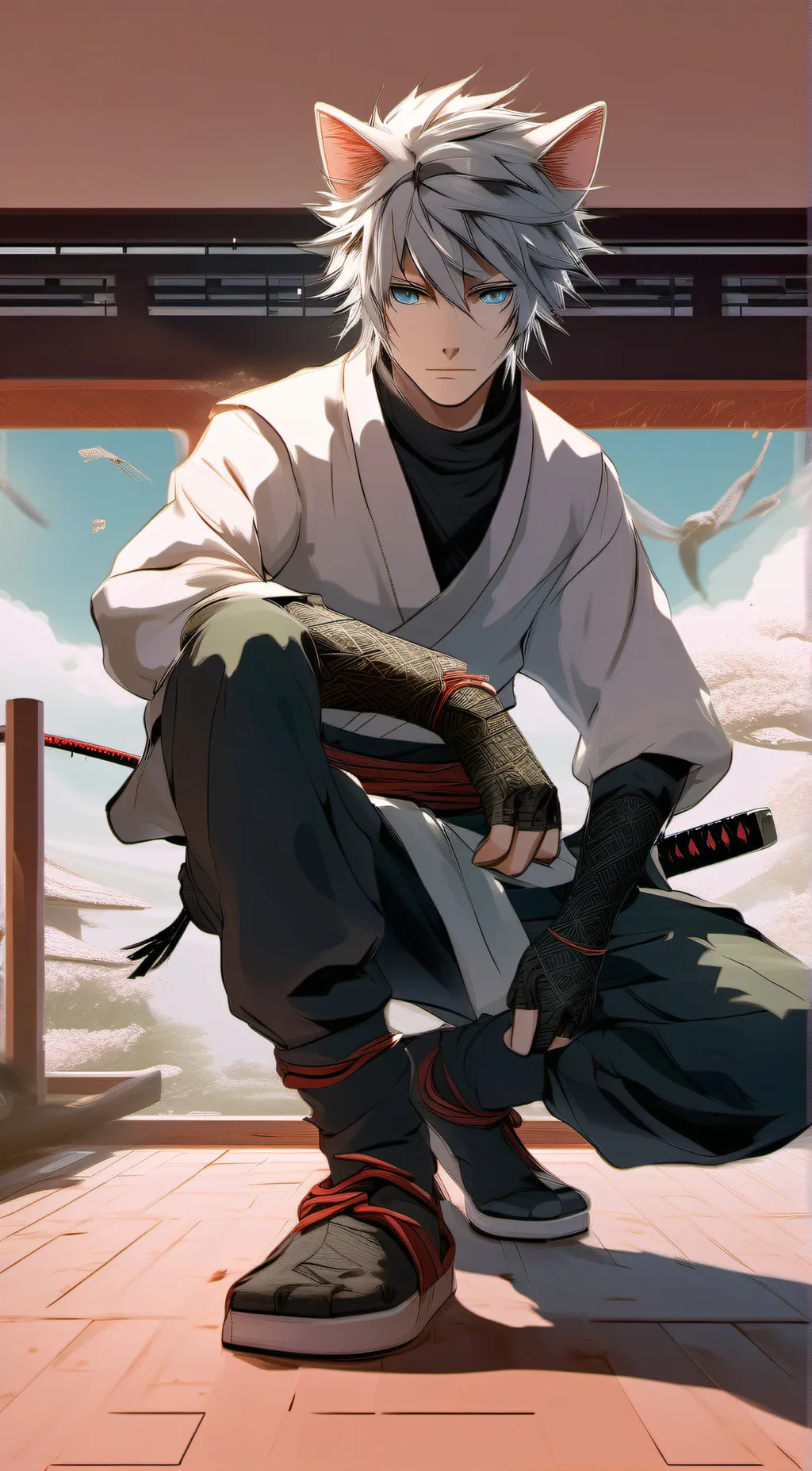 ai character: Kenji background