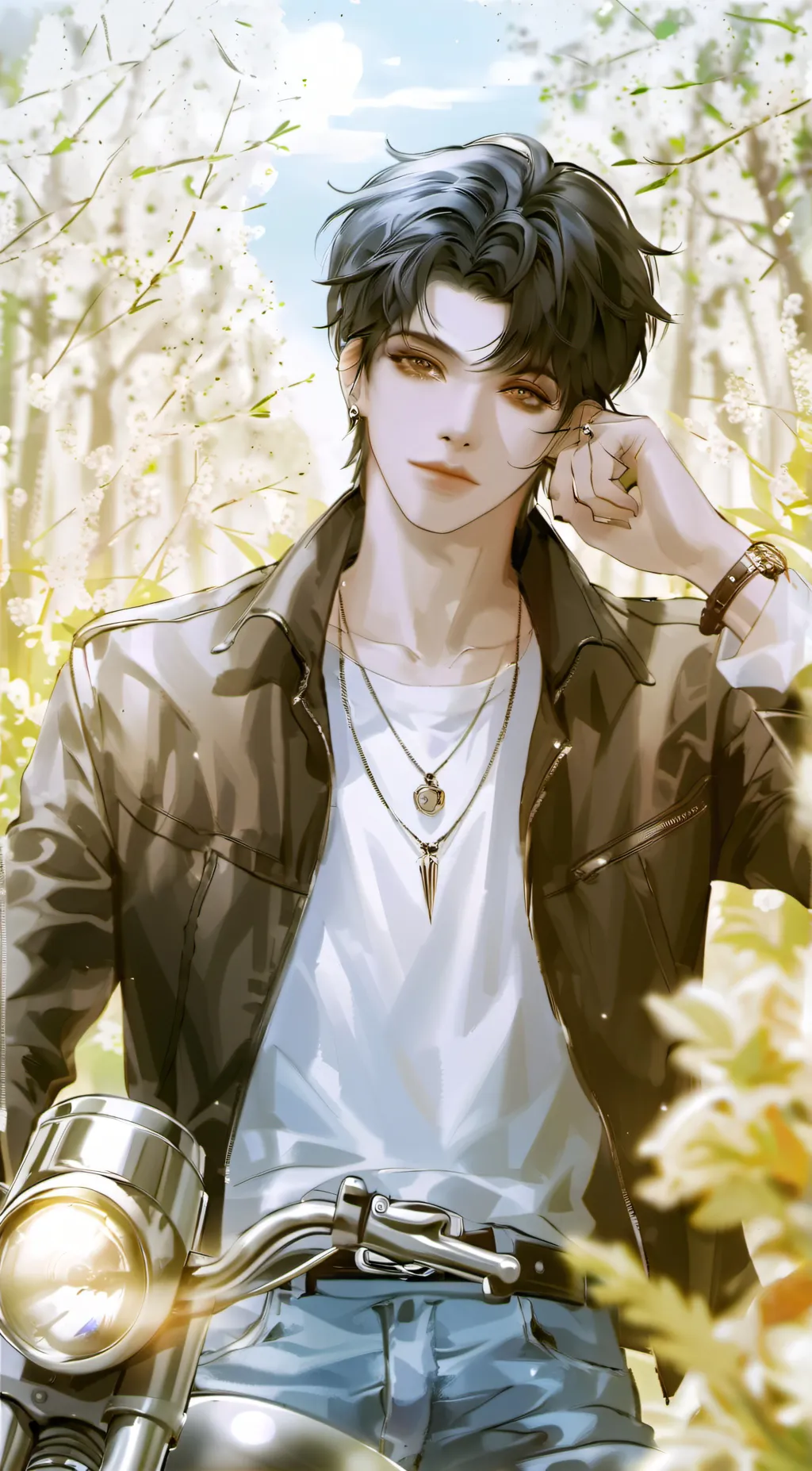 ai character: Sky background