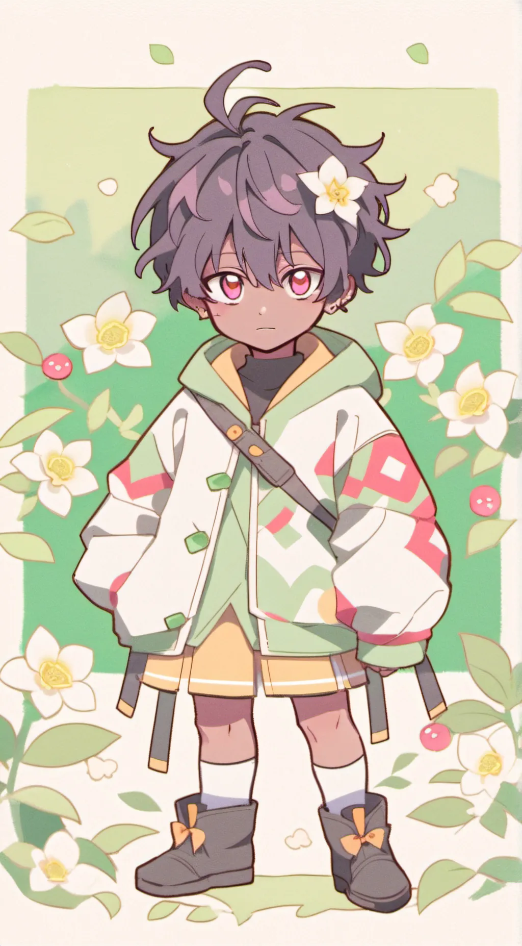 ai character: Cam background