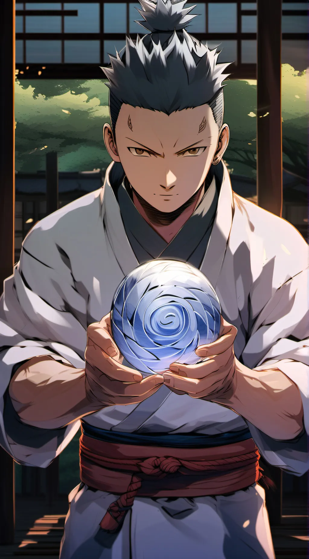ai character: Shikamaru nara background