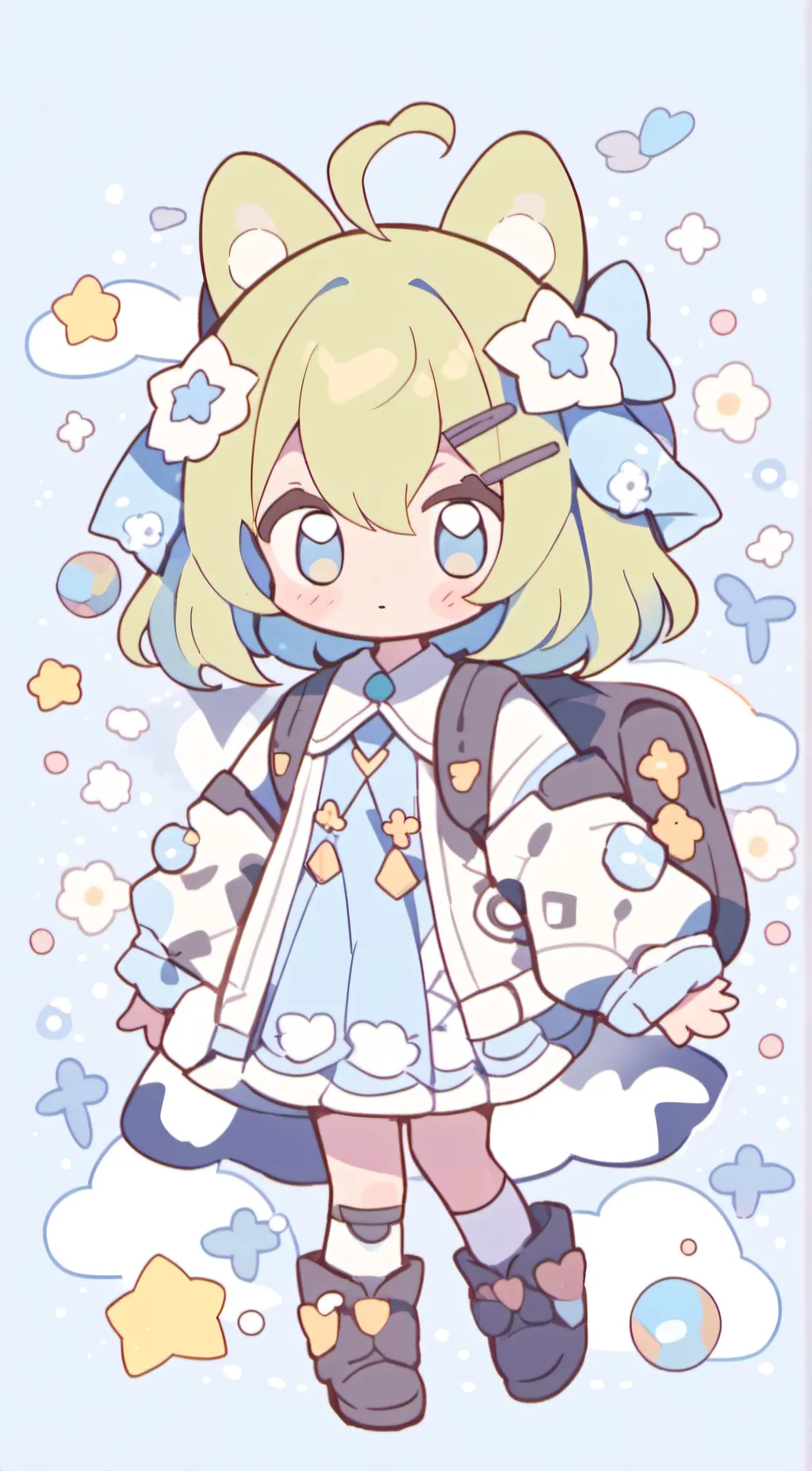 ai character: Celeste background