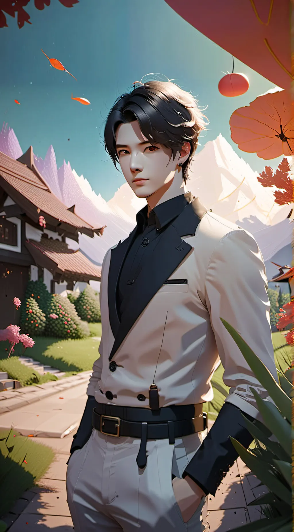 ai character: Philip Luis  background