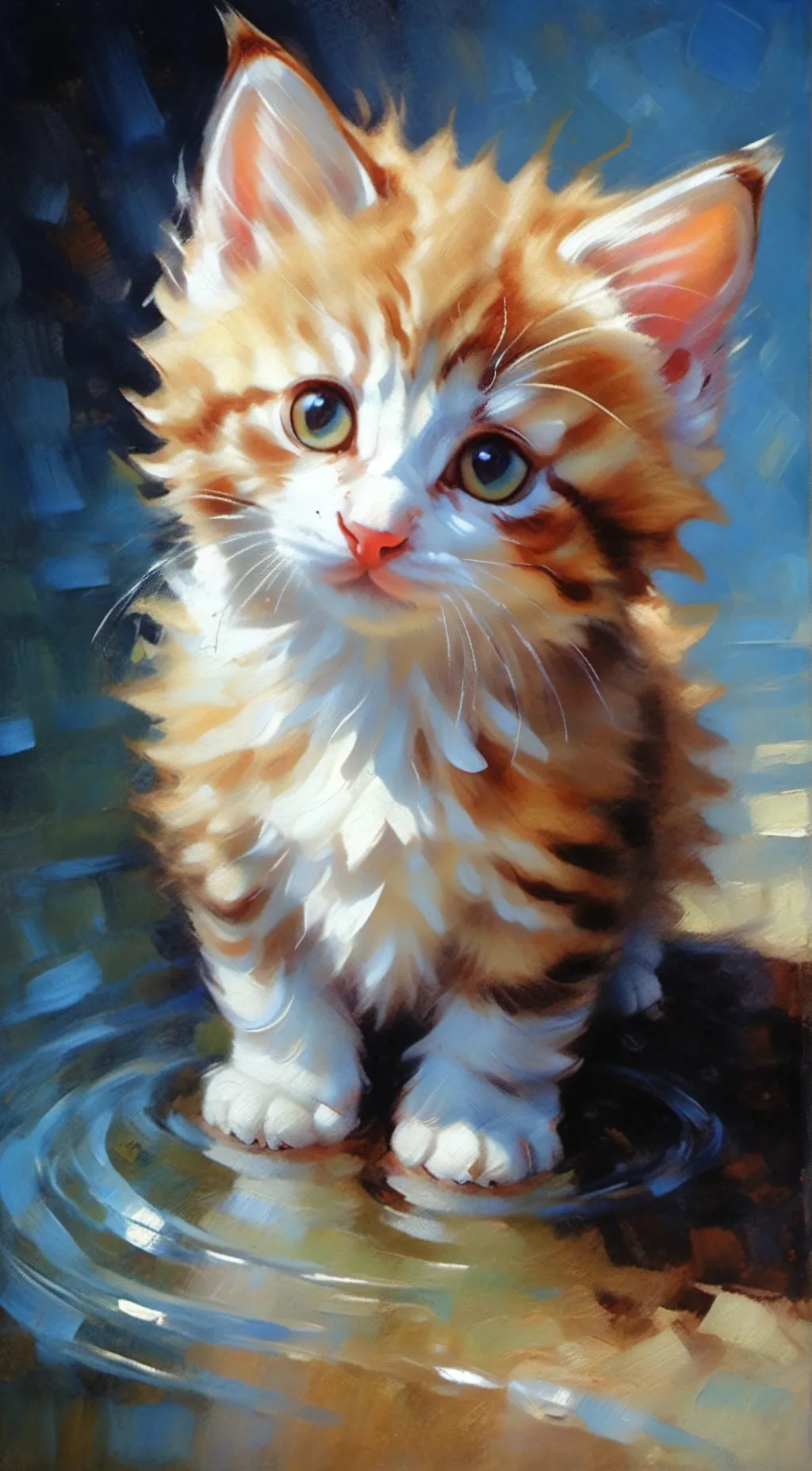 ai character: pee cat background