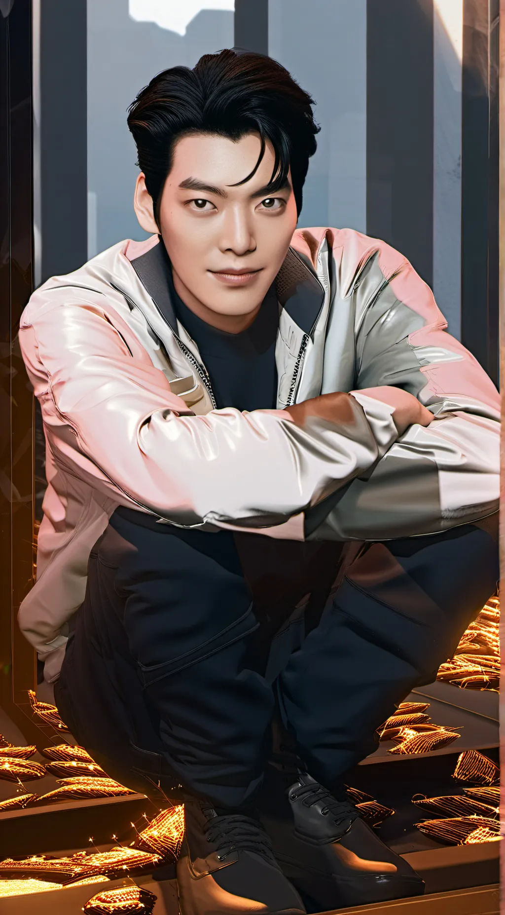 ai character: kim woobin background