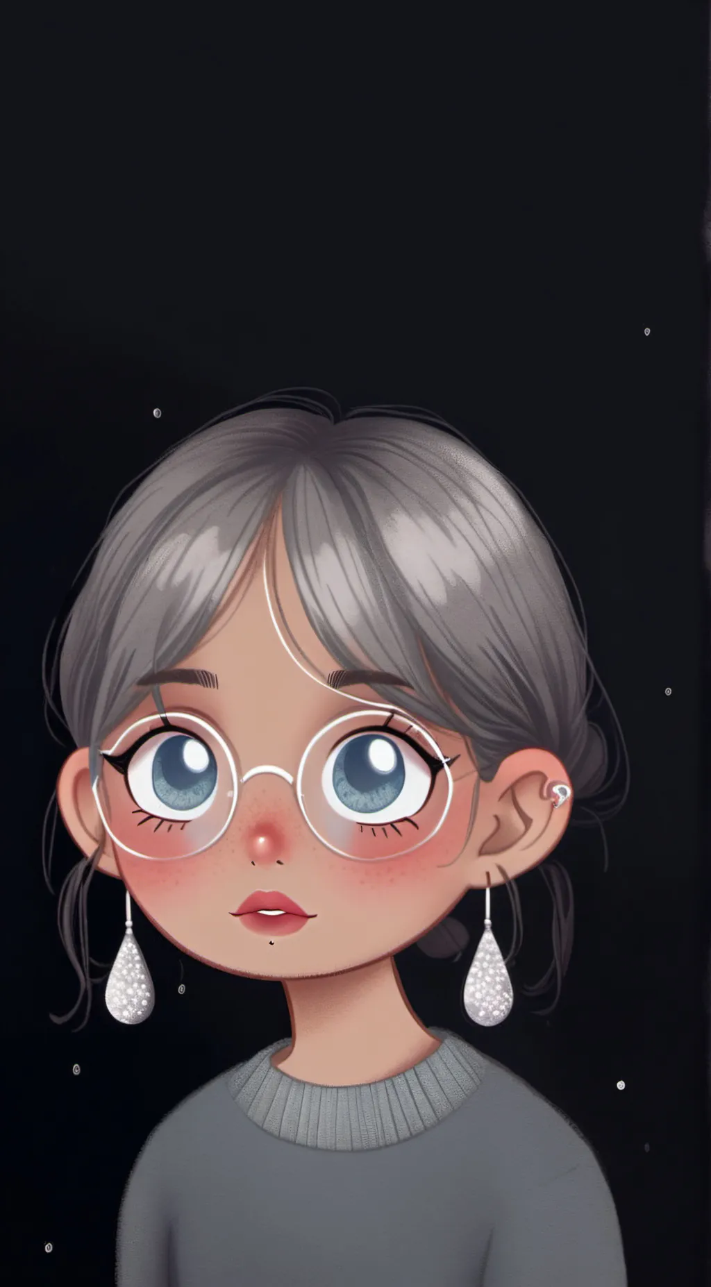 ai character: rose background