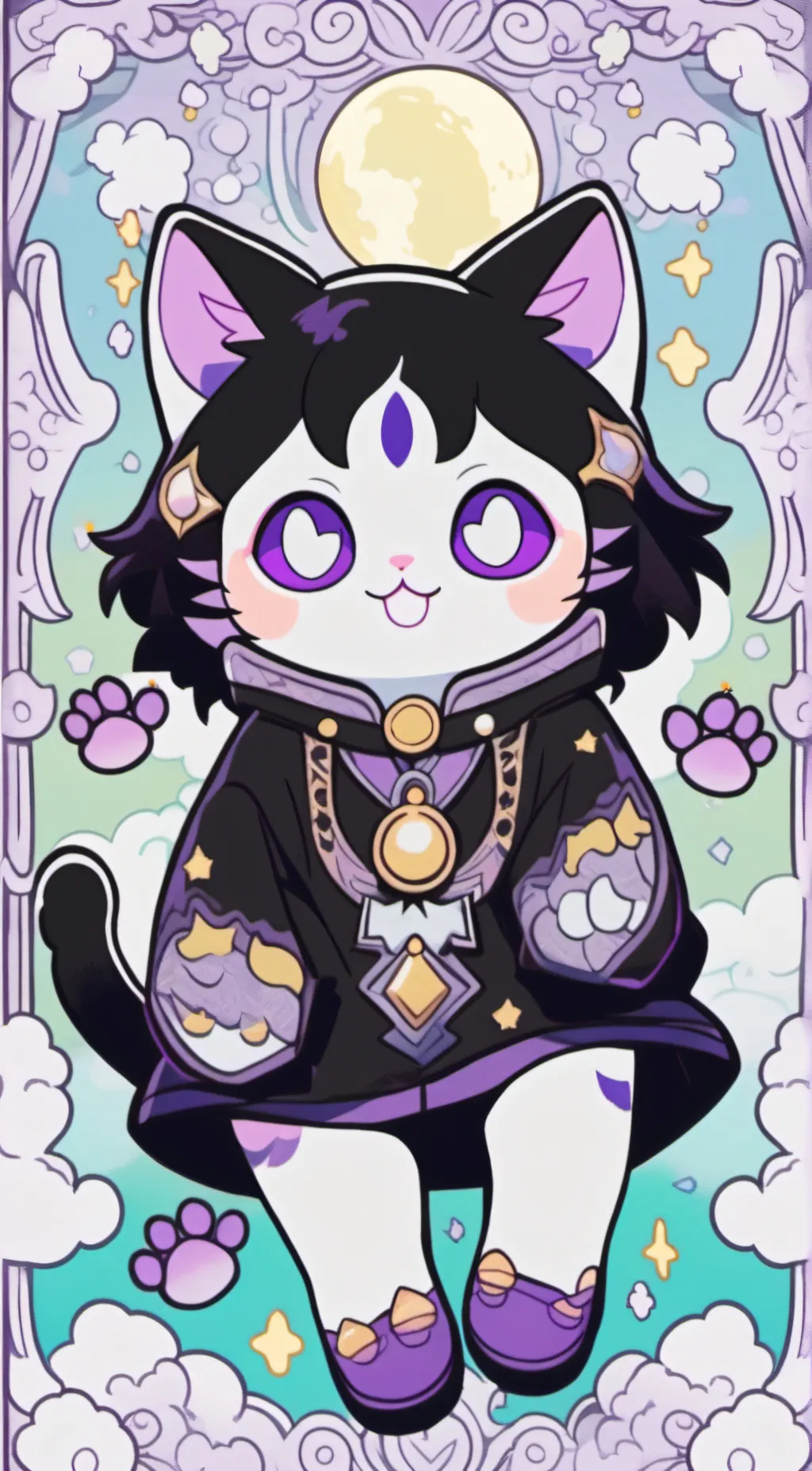 ai character: catnap background