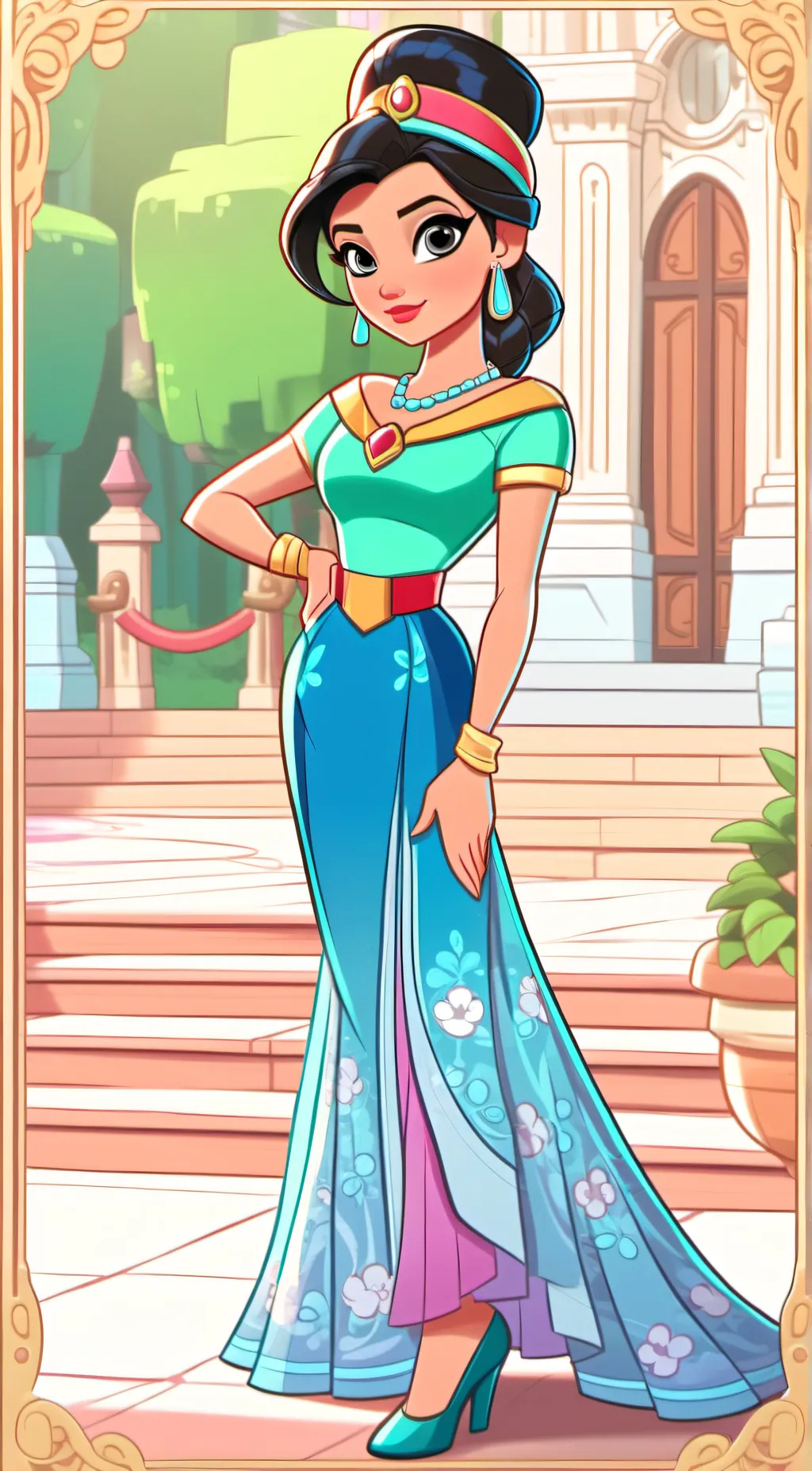 ai character: Emma  background