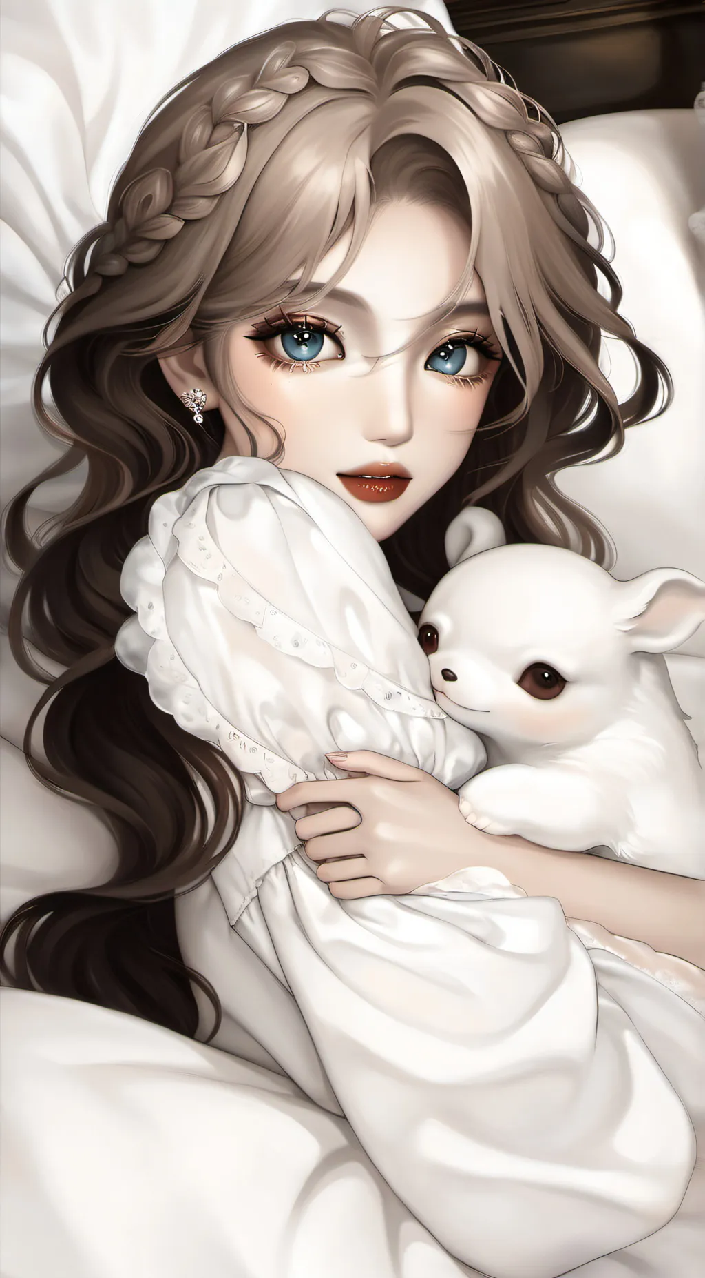 ai character: clair background