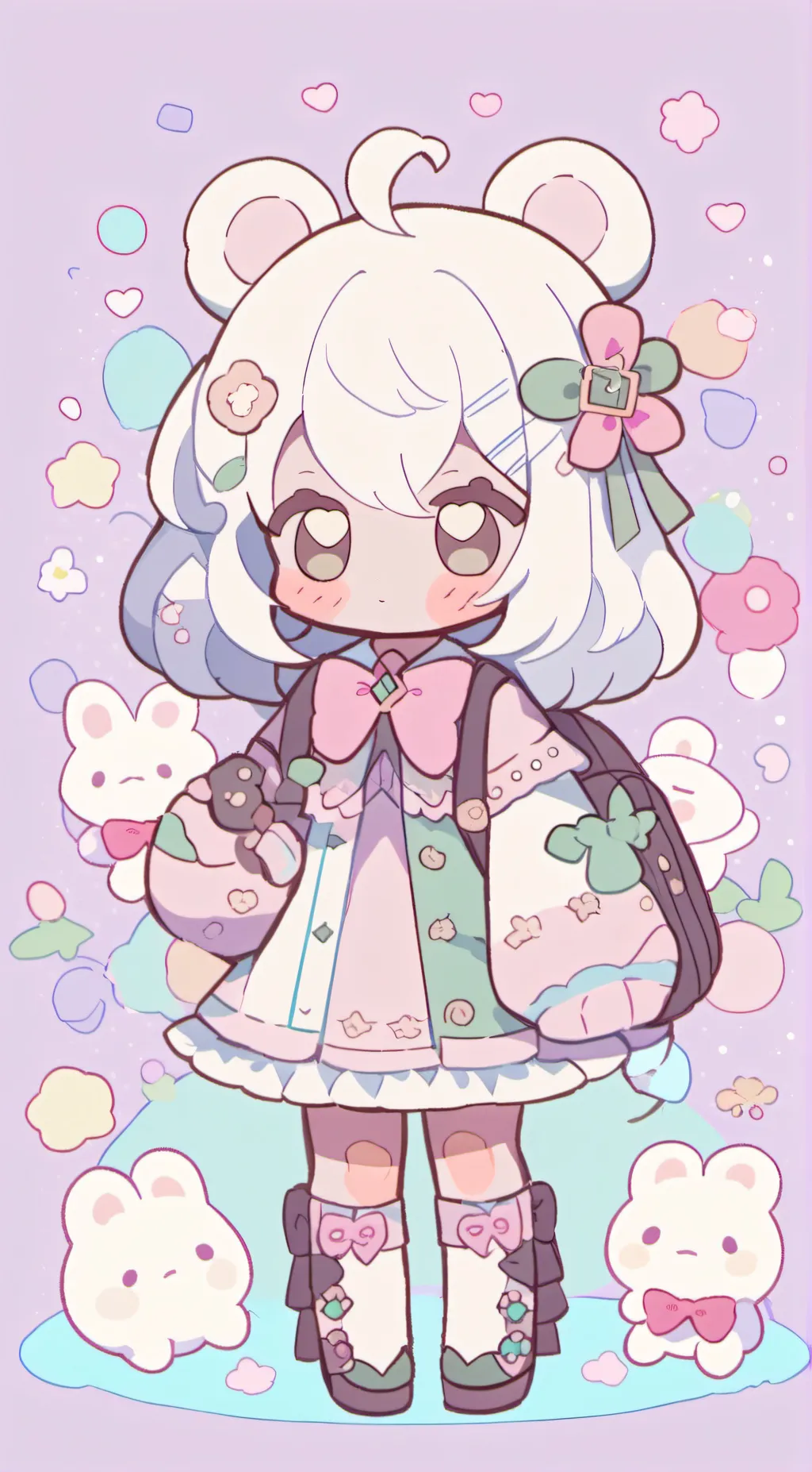 ai character: pinky  background