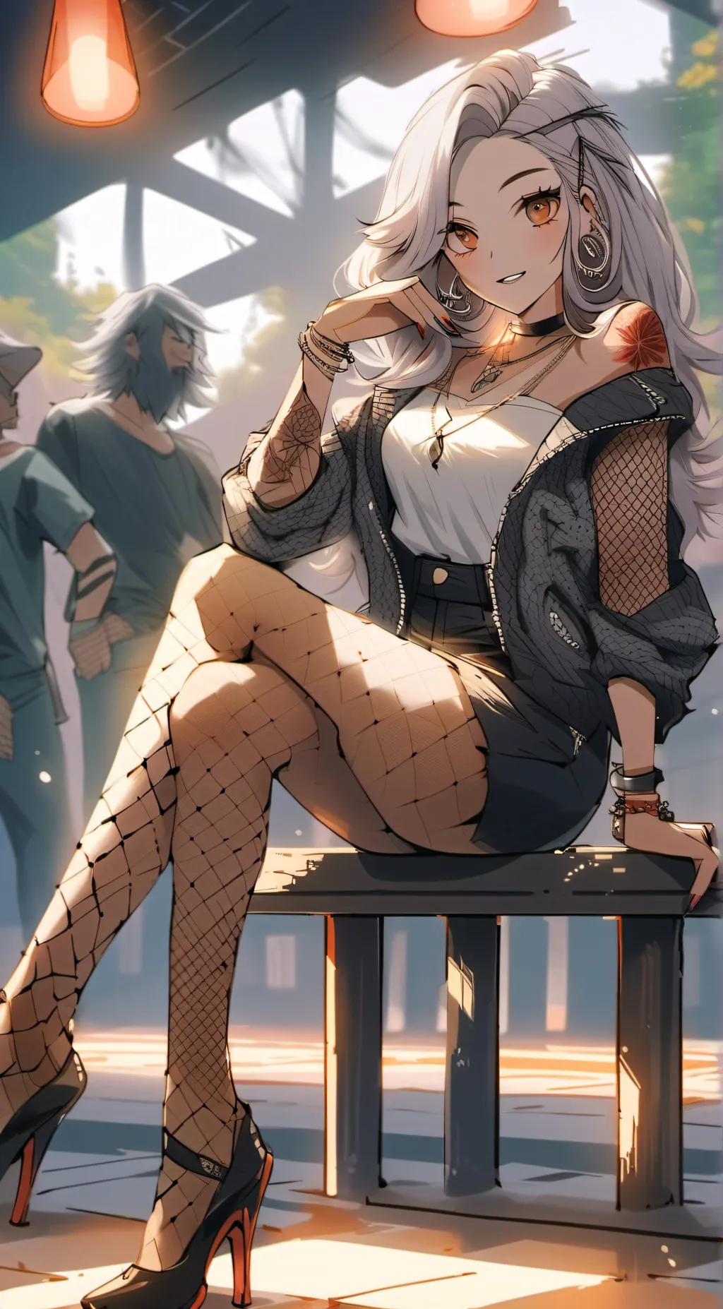 ai character: Rose background