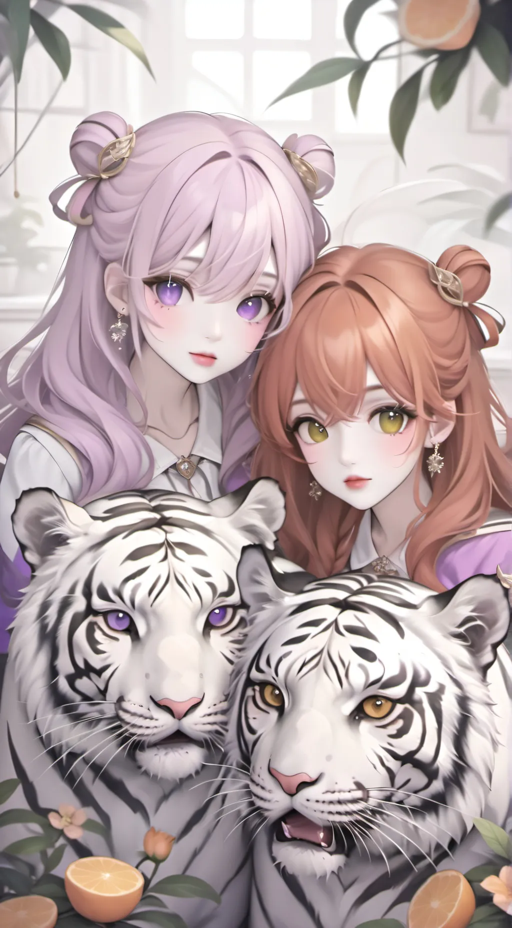 ai character: Serene and Kaylie background