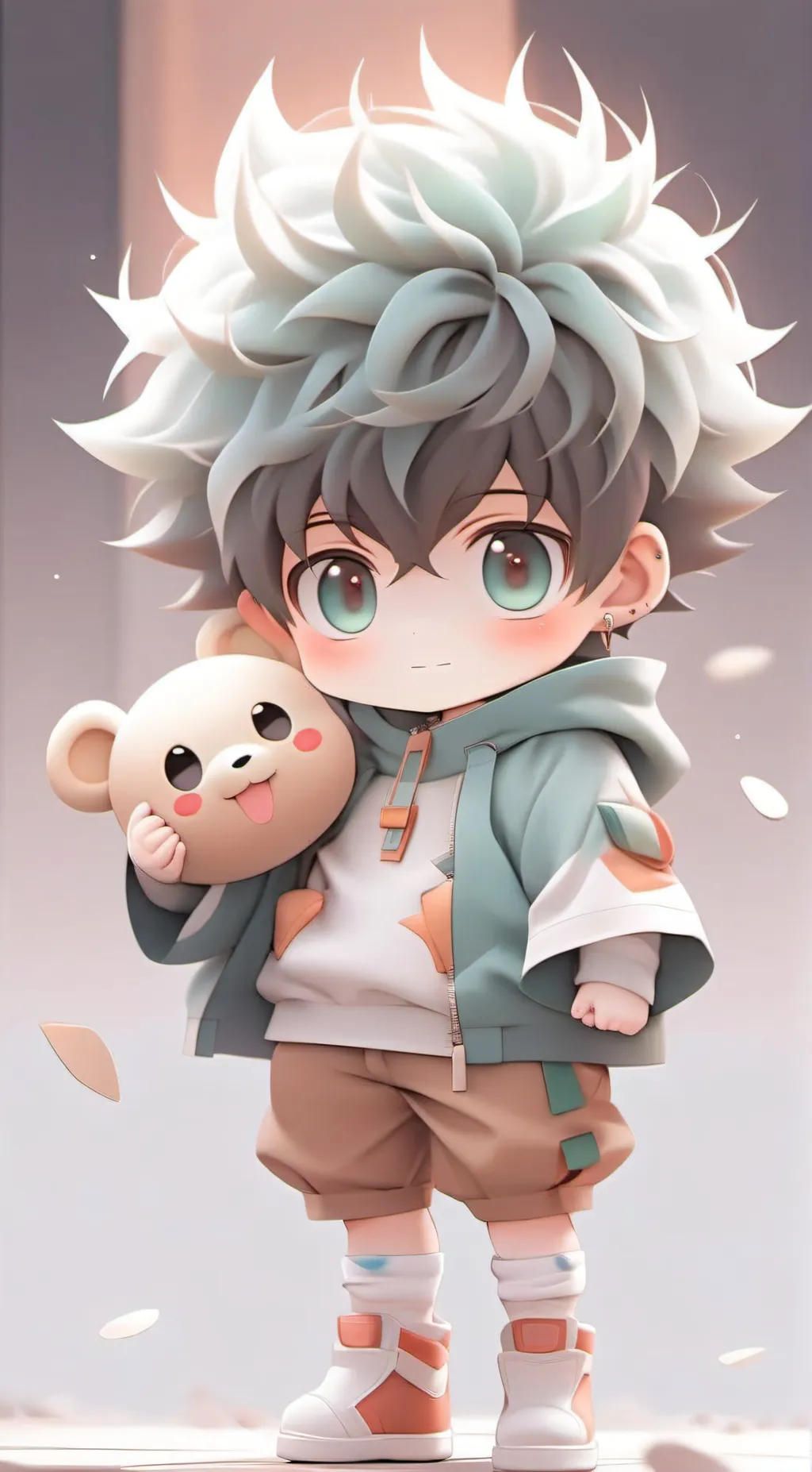 ai character: Deku baby background