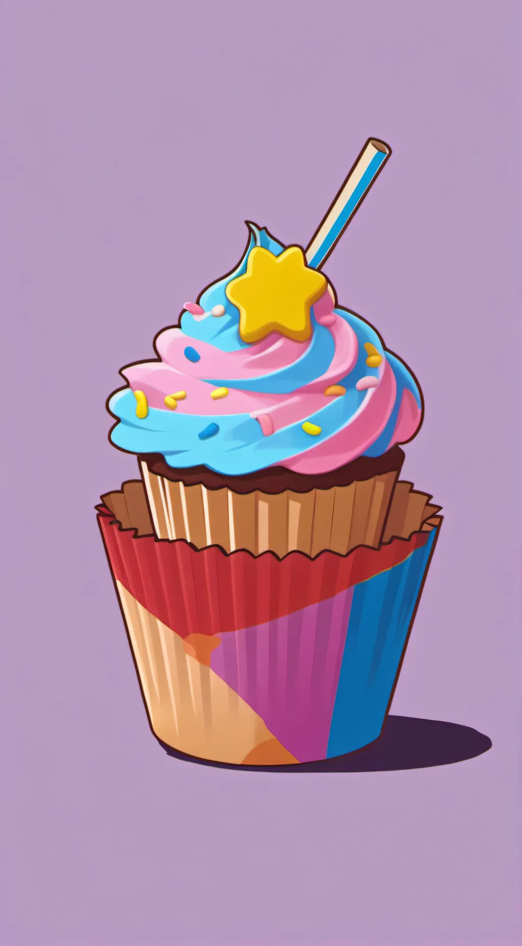 ai character: poptart background