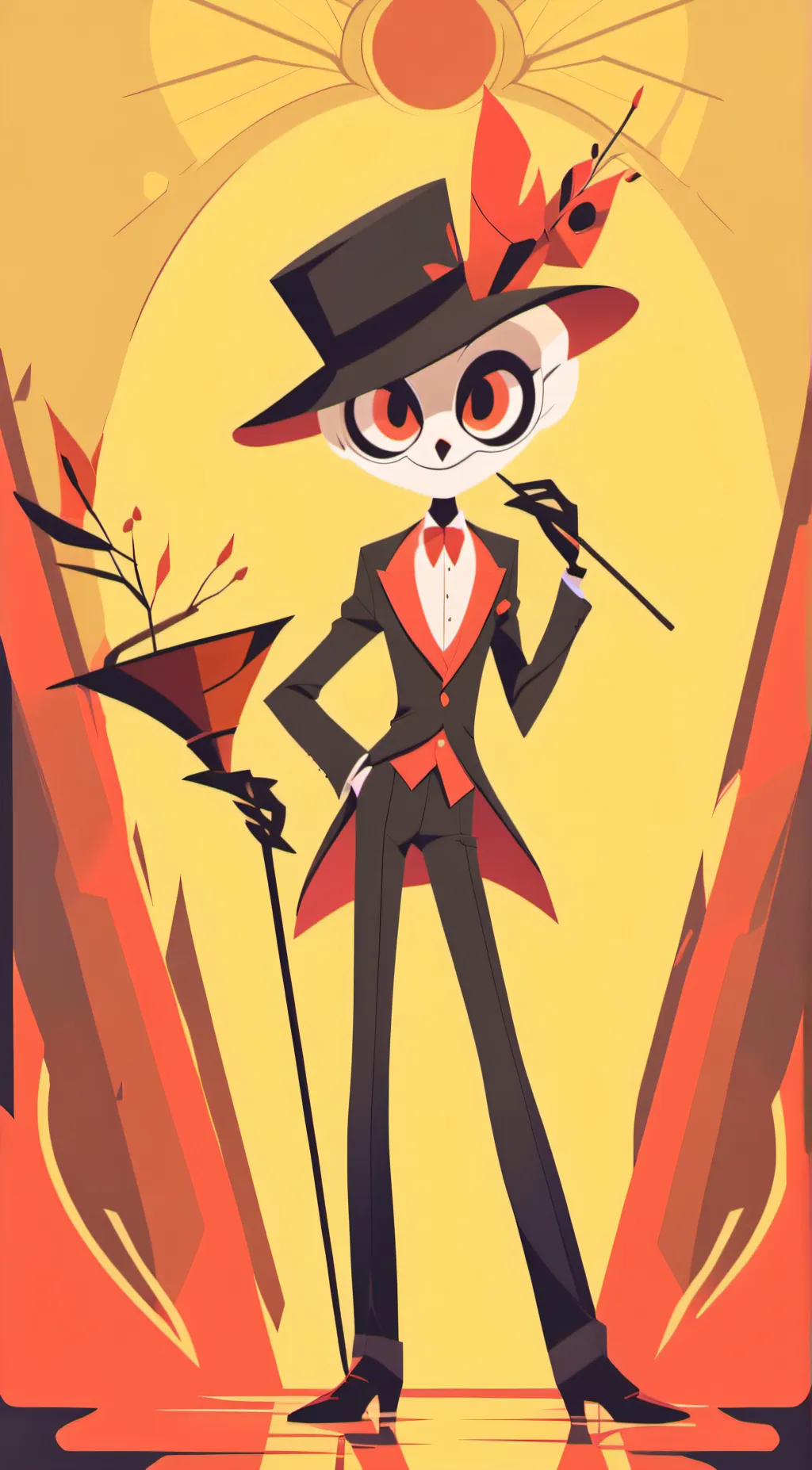 ai character: sta studios x HH background