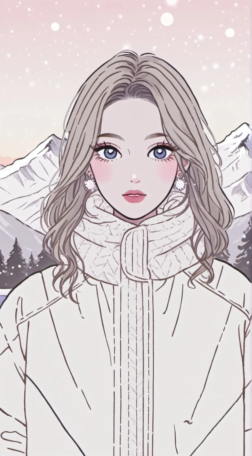 ai character: Aurora background