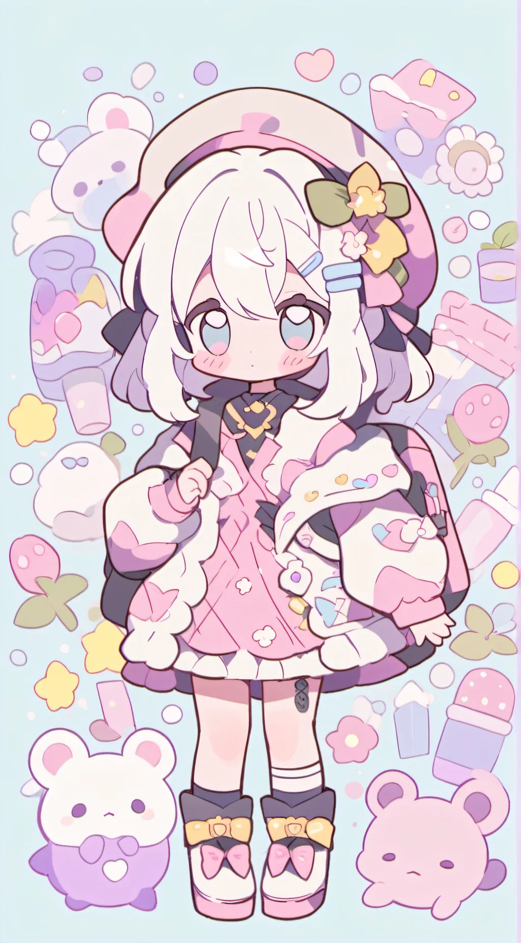 ai character: Lilly background