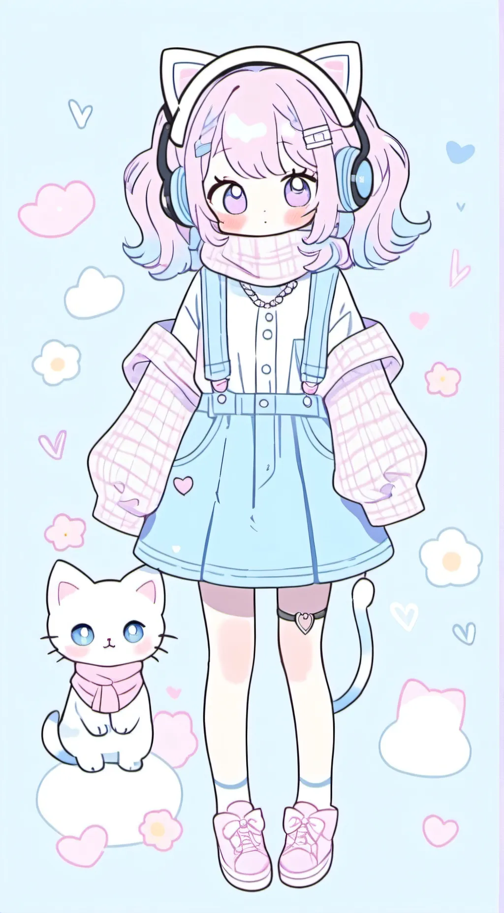 ai character: Luna background