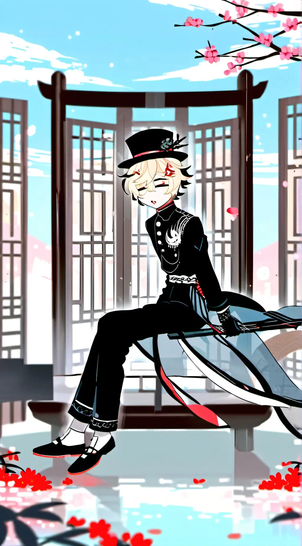 ai character: 🐰Marshall🐰 background