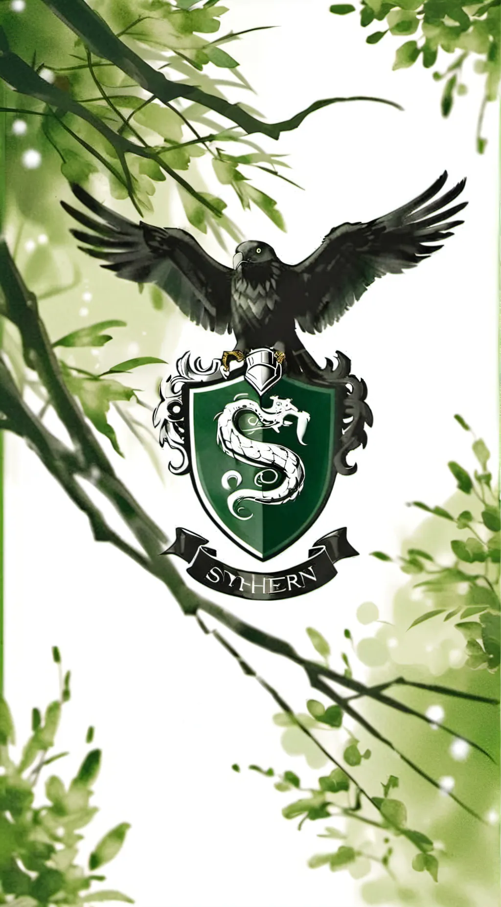 ai character: Slytherin gang ✨ background