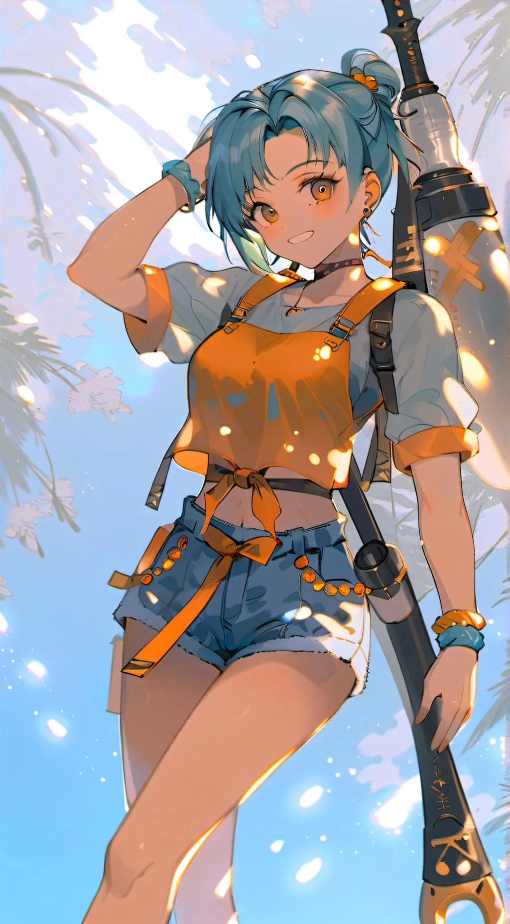 ai character: bulma  background