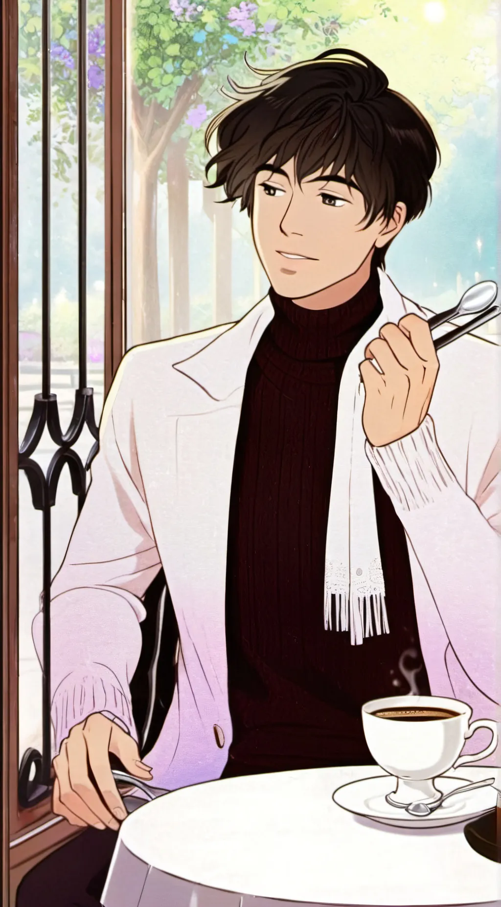 ai character: Sky background