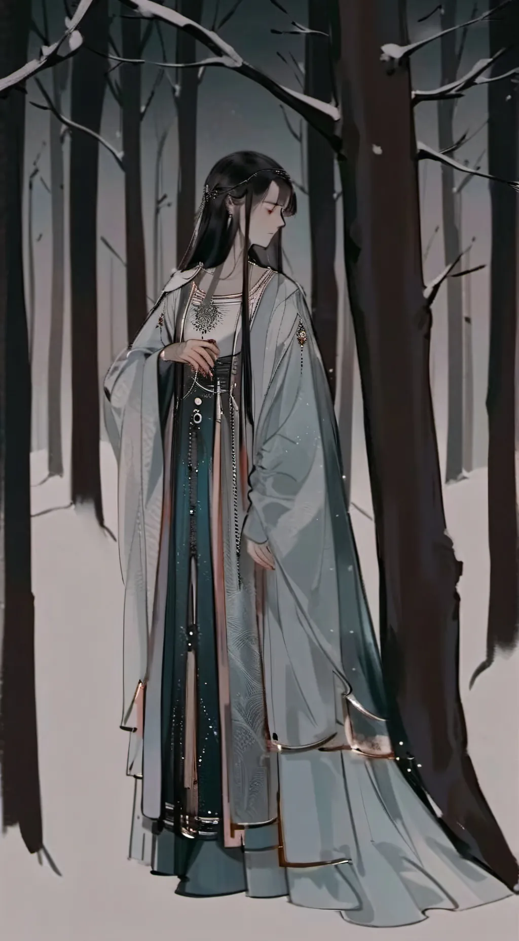 ai character: Tokito  background