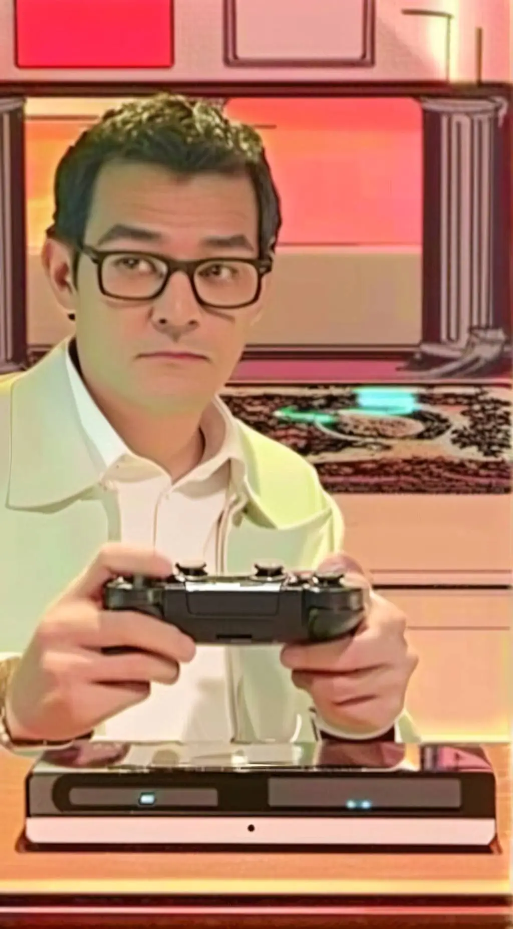 ai character: AVGN background