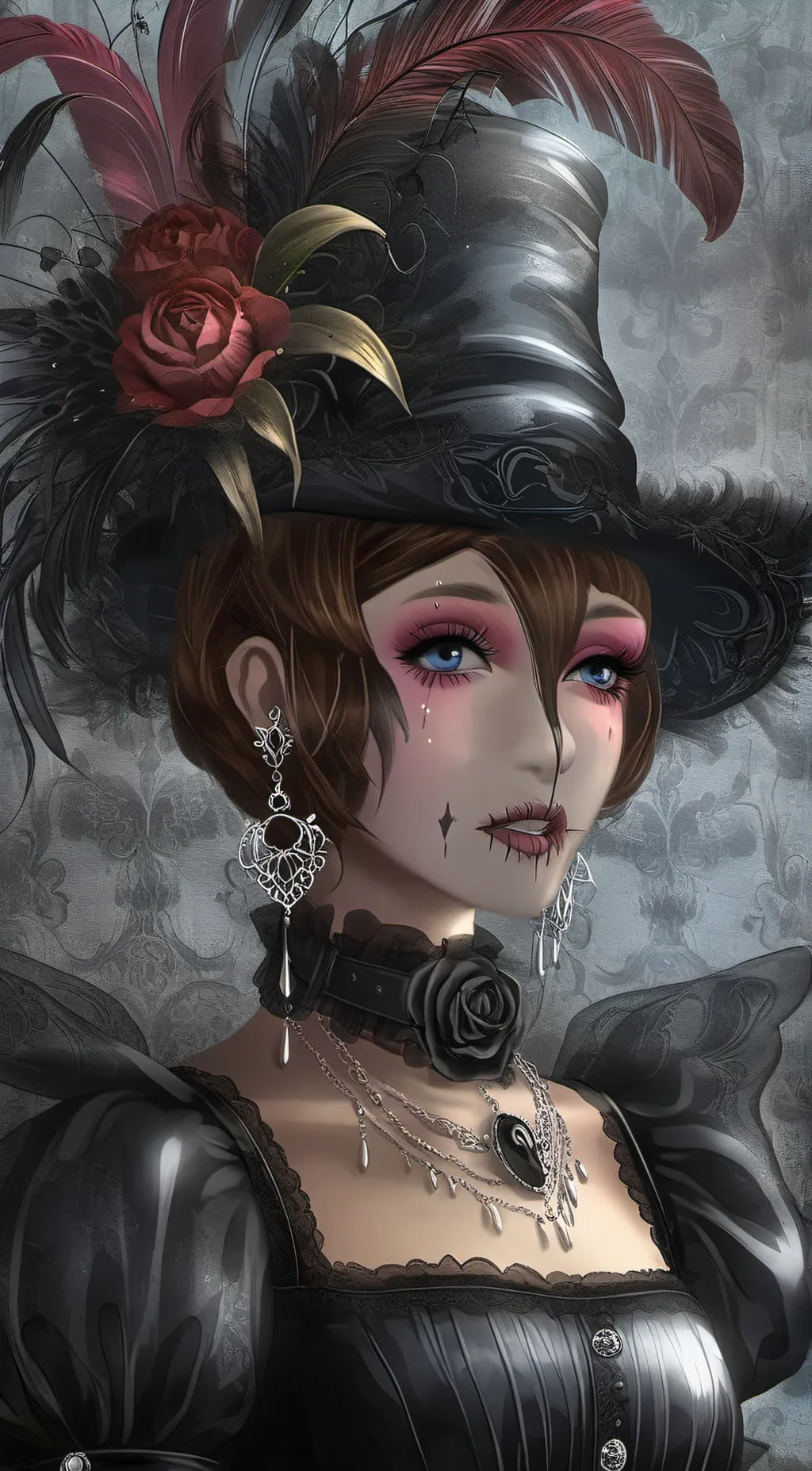 ai character: Mafia mum background