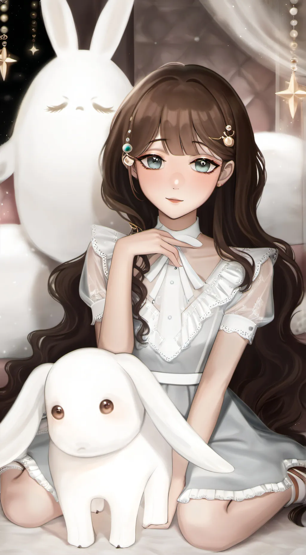 ai character: Bailey🤍 background