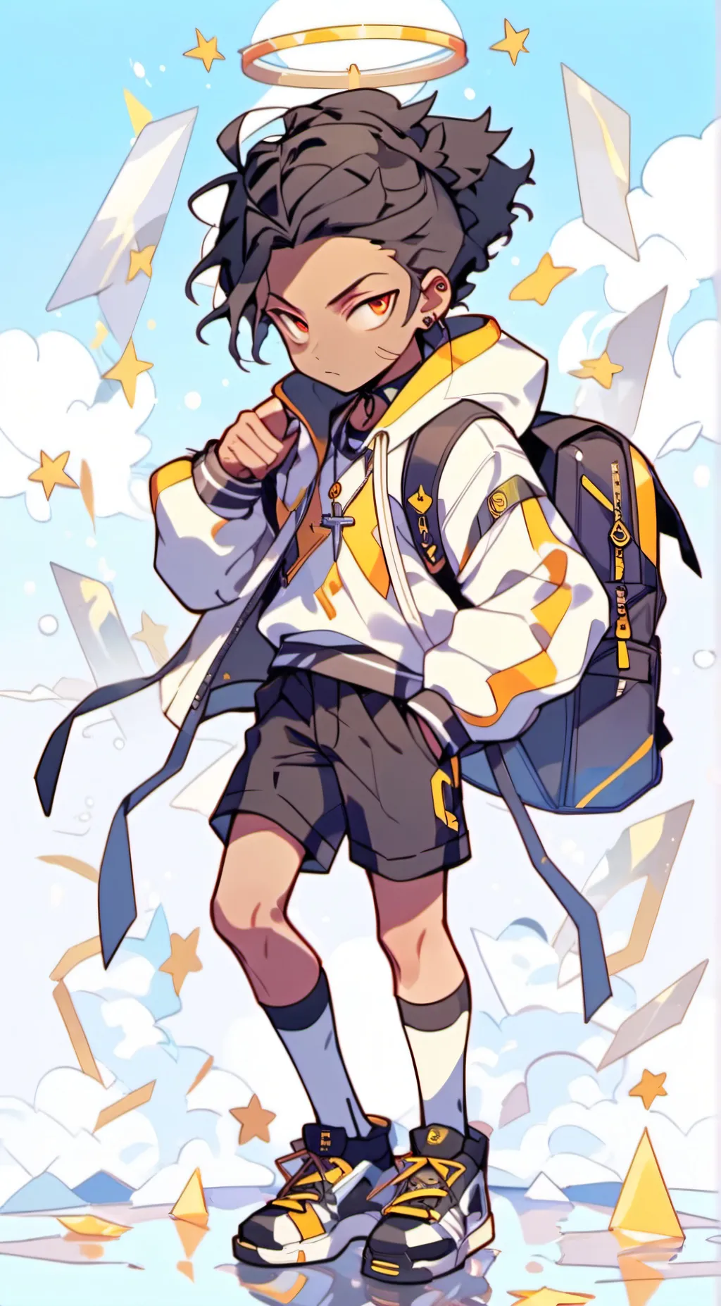 ai character: Christian amon background