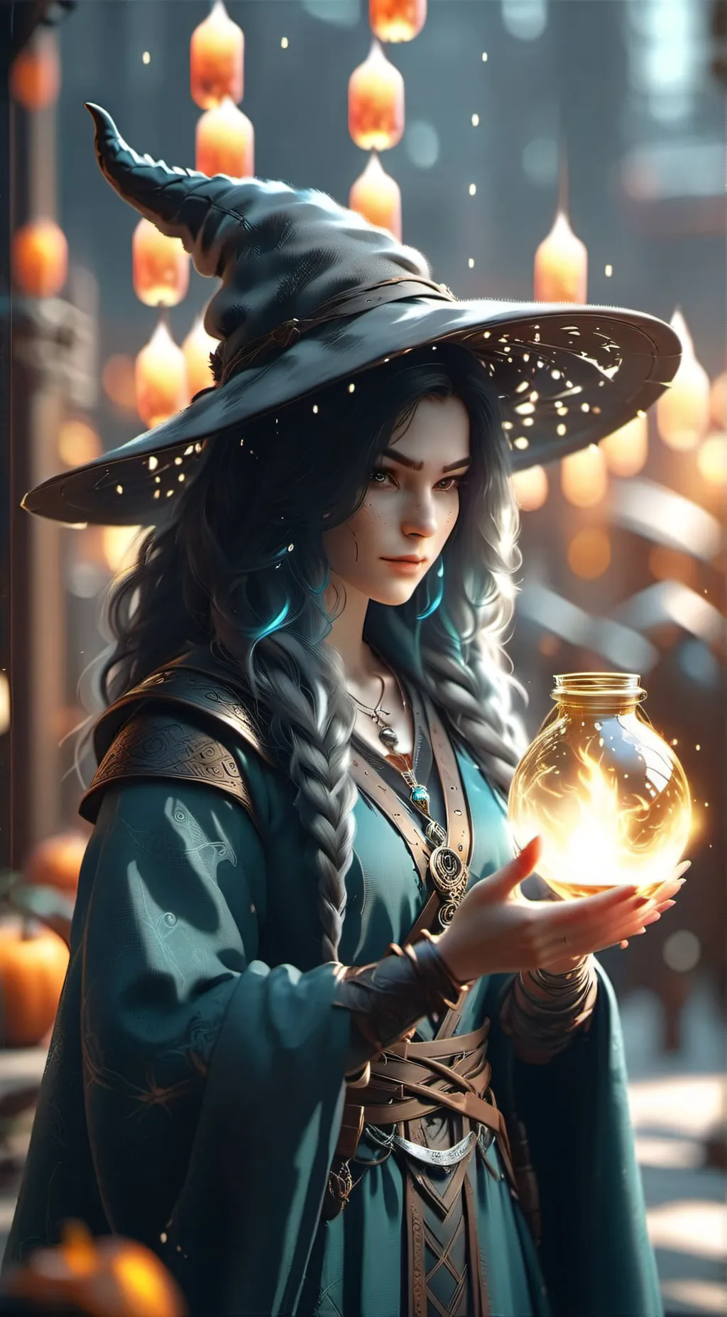 ai character: Adeline Tallay background