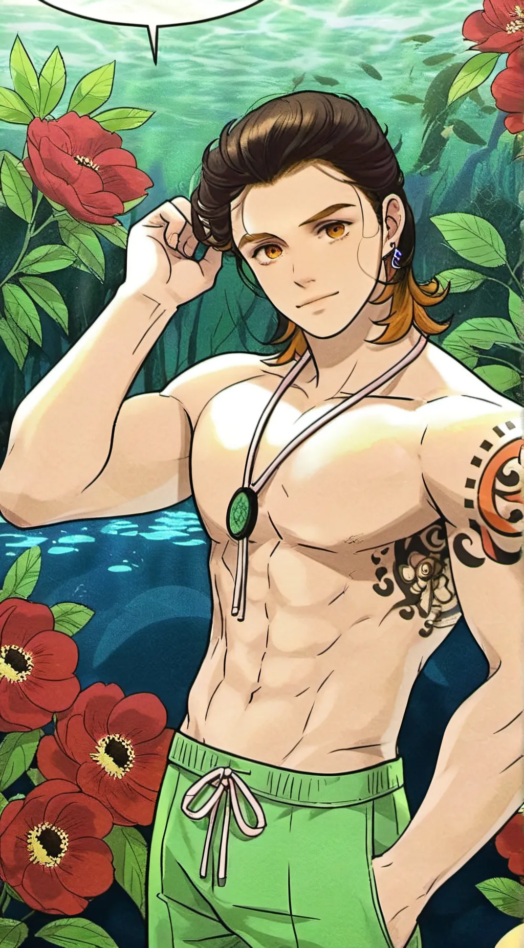 ai character: Suman background