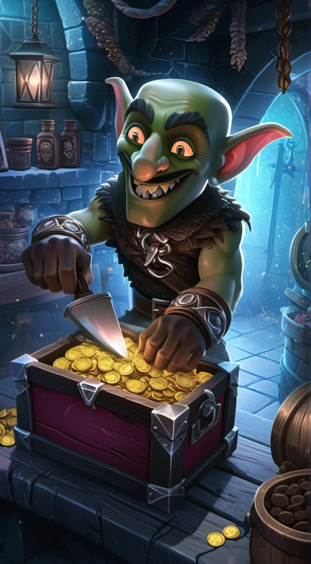 ai character: Gobby the goblin background