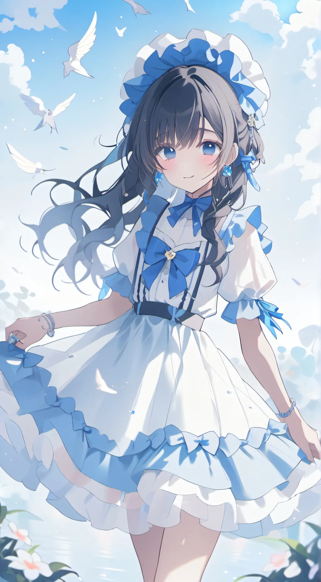 ai character: salish sky  background