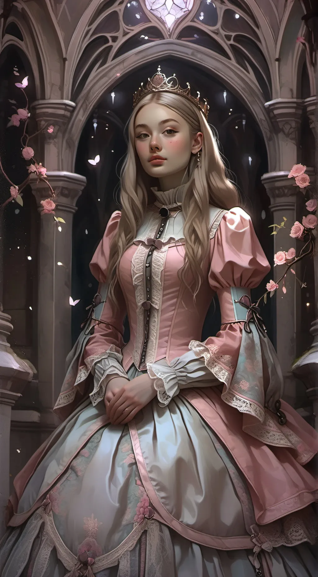 ai character: Alile -your gf- background