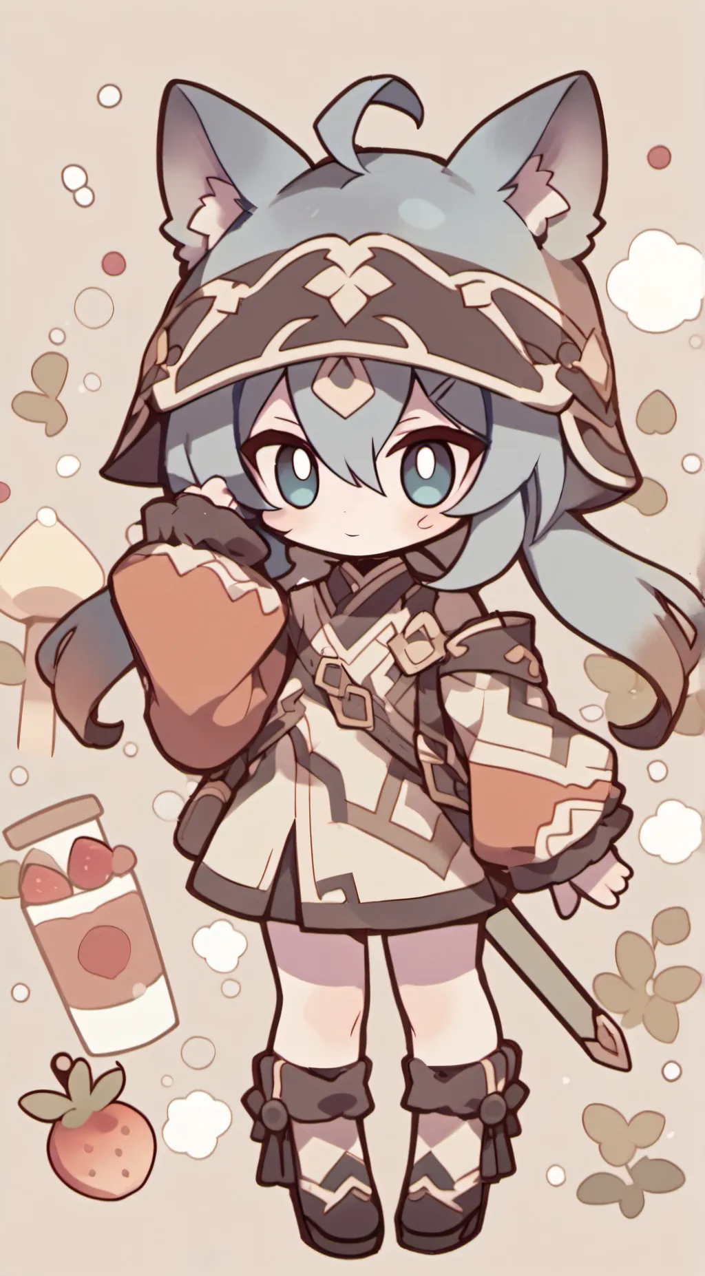 ai character: School background