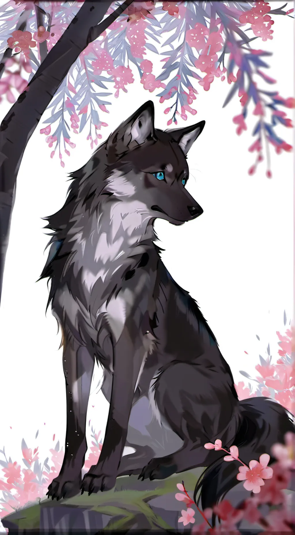 ai character: `~•maxo•~` background