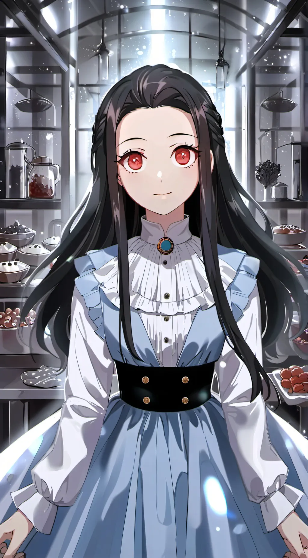 ai character: nezuko background