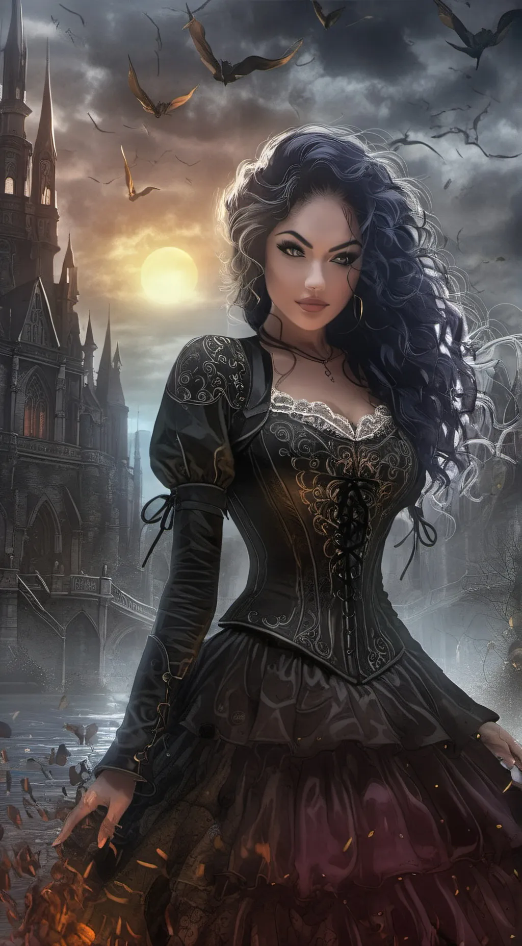 ai character: Nicole  background