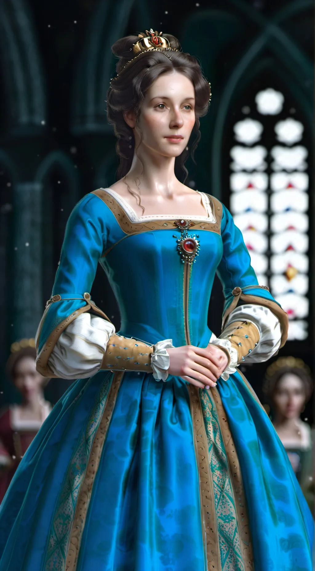 ai character: Queen Victoria || background