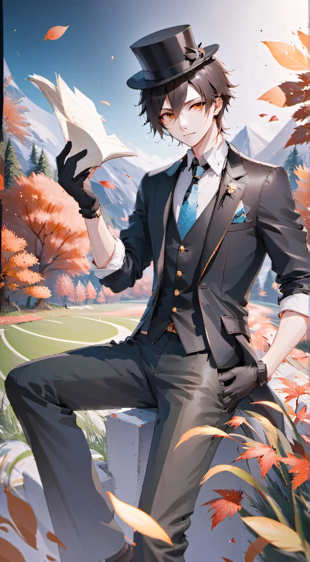 ai character: leo background