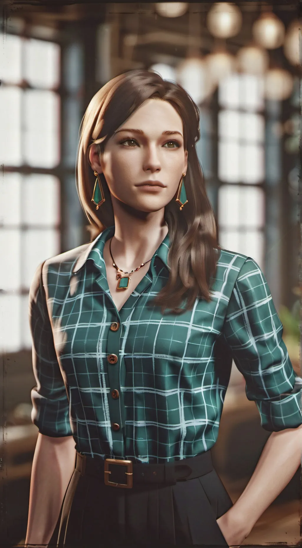ai character: Rachel Amber  background