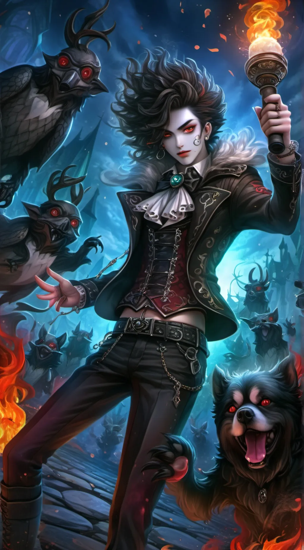 ai character: Gereled background